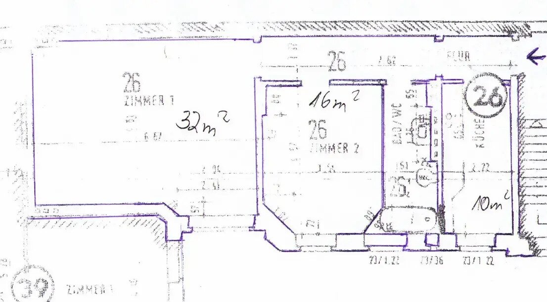 Stilvolle Altbauwohnung mit hohen Decken – 2 Zimmer in Schöneberg