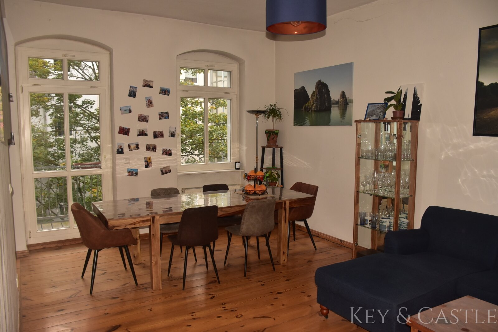 Ruhiges Gartenhaus im Helmholzkiez – 3 Zimmer mit zwei Balkonen