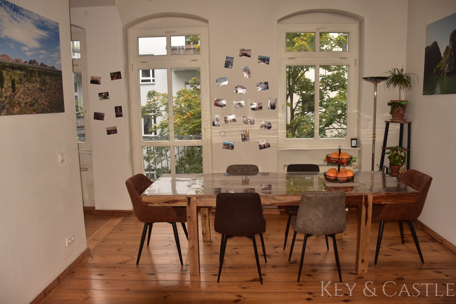 Ruhiges Gartenhaus im Helmholzkiez – 3 Zimmer mit zwei Balkonen