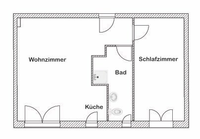 2-Zimmer Singlewohnung in bester Lage - City West - komplett saniert