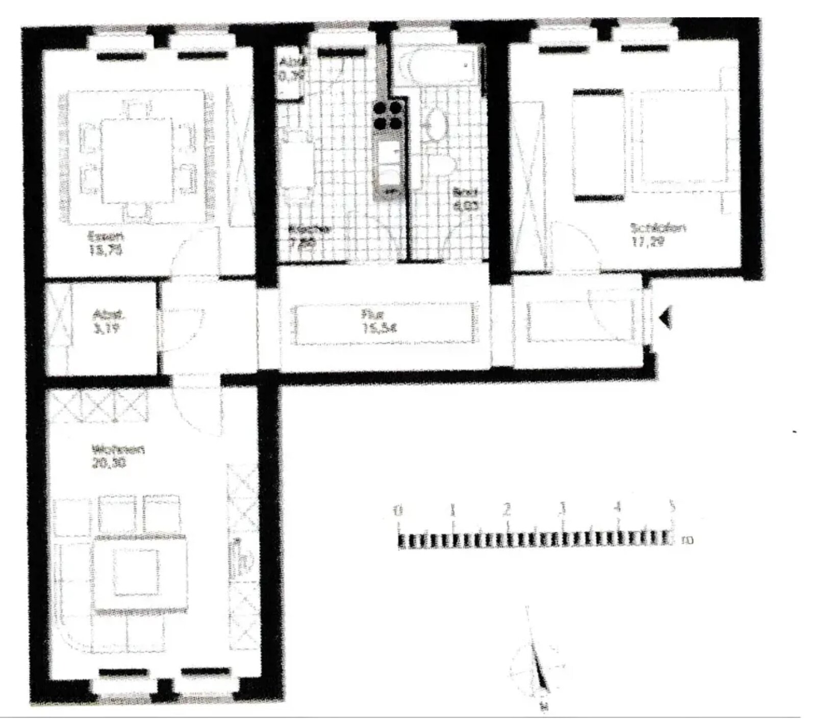 3-Zimmer, Küche, Bad, Strausberger Platz