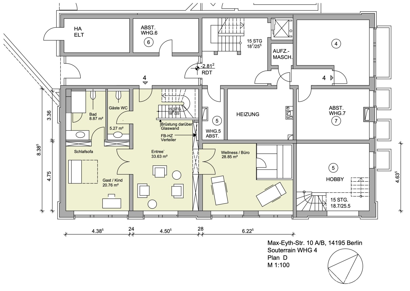 Exklusives Maisonette-Refugium in Bestlage Zehlendorf: Gartenidyll & flexibles Wohnkonzept