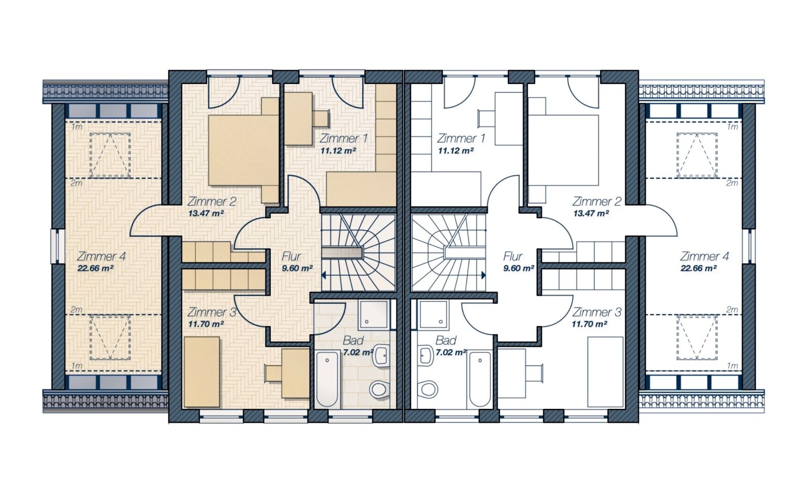 Attraktives Baugrundstück in Teltow mit genehmigtem Einfamilienhaus-Projekt