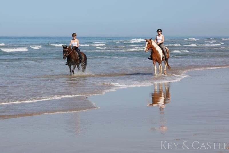 Strand in 4 Km Entfernung 