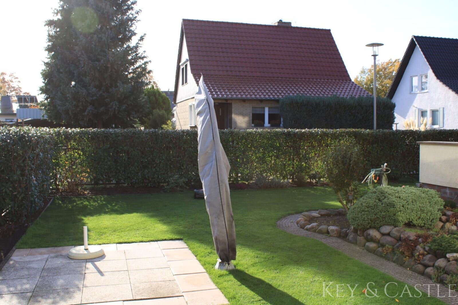 ein Teil des Gartens