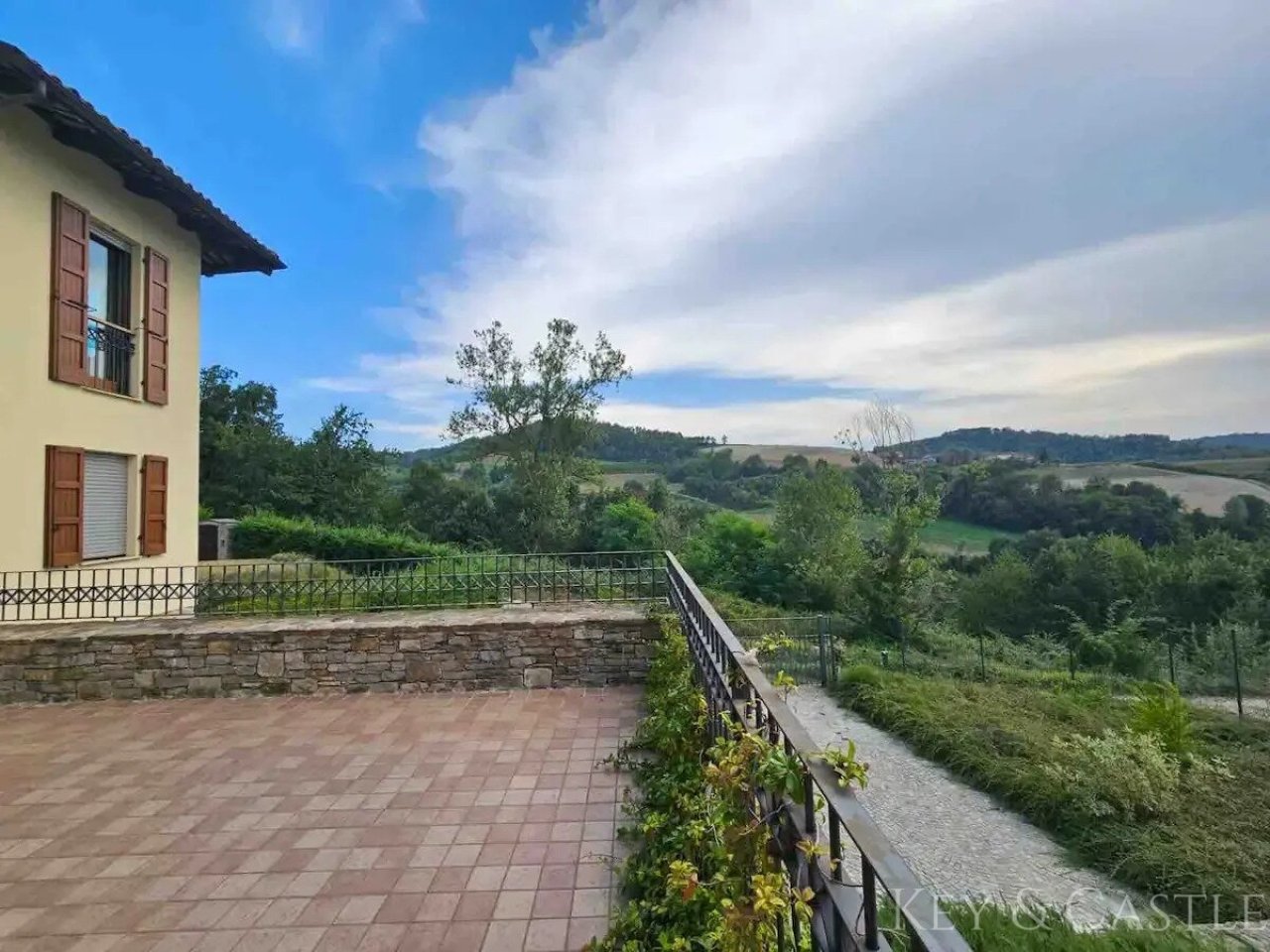 Blick auf die Weinplantagen Blick auf die Weinplantagen