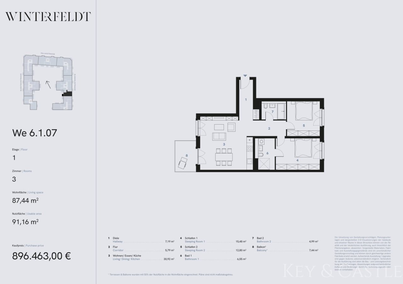 Grundriss (mit Details) Grundriss (mit Details)