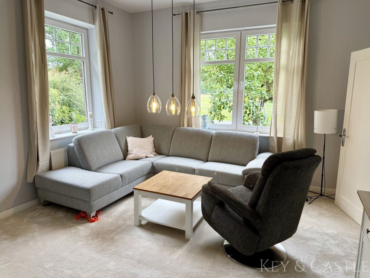 Wohnzimmer EG.  Wohnzimmer EG.